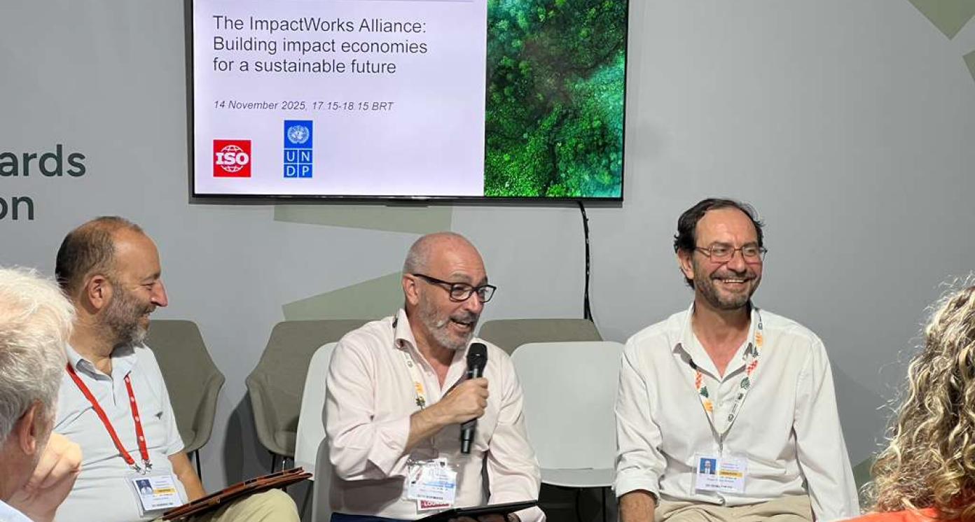 The United Nations Development Programme (UNDP) and the International Organization for Standardization (ISO) brought together representatives from governments, standards bodies, the private sector and development partners on 14 November 2025 during COP30 .