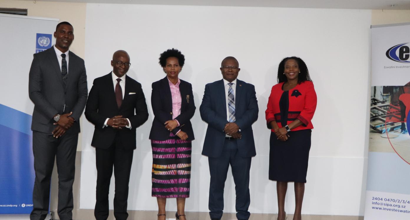 Dignitaries at the Eswatini SDG Investor Map launch