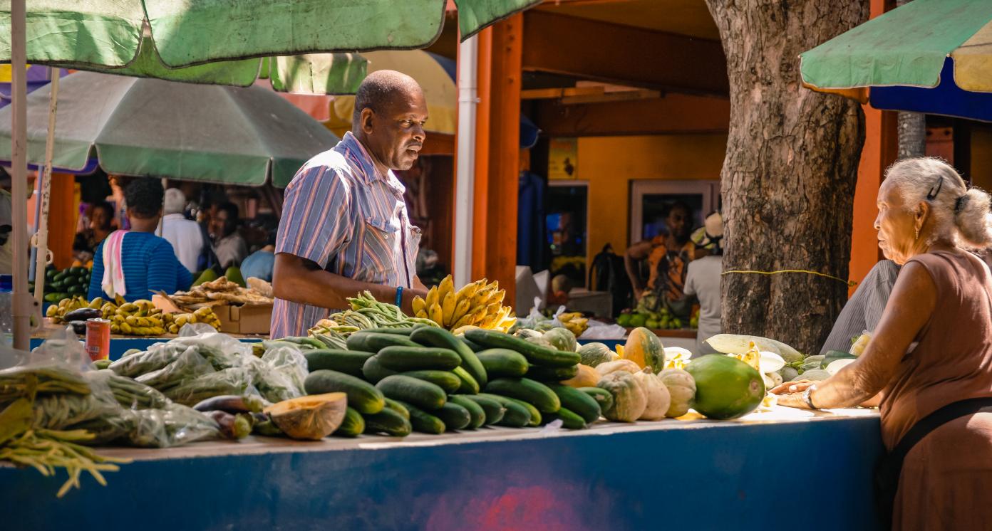 Market in Seychelles