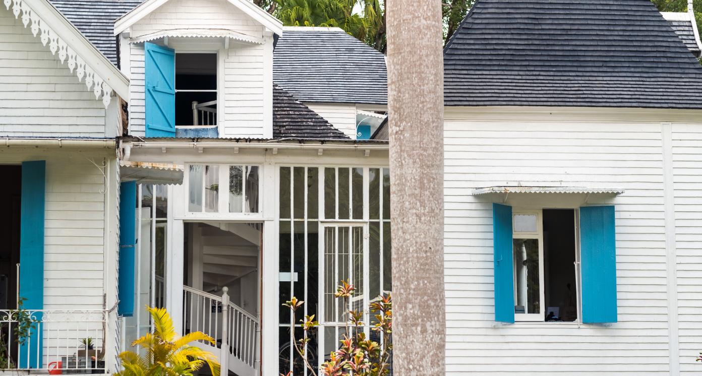 An old colonial-style house on the island of Mauritius.Museum on the island of Mauritius.