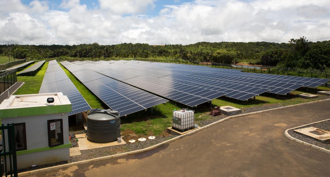 Solar PV farms in Mauritius