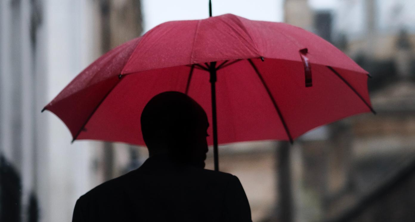 Woman with an umbrella