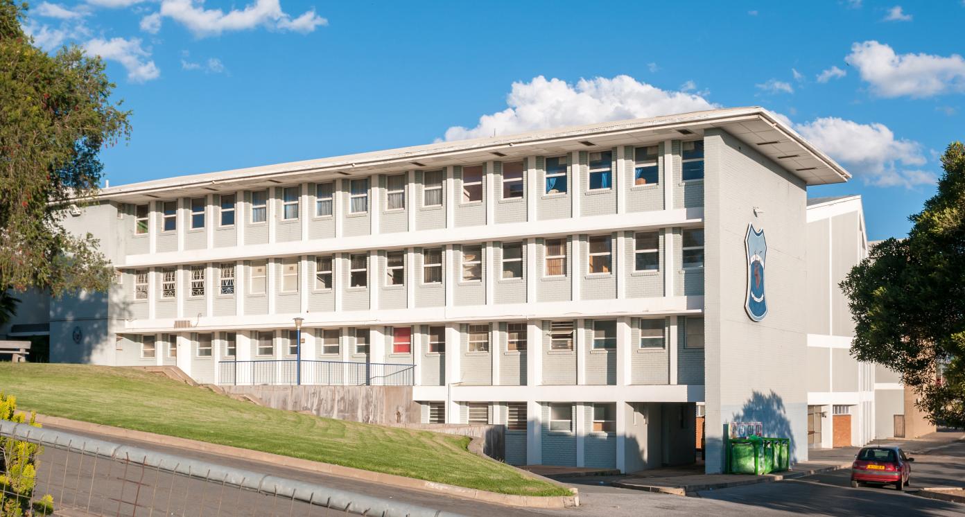 Buildings of the Windhoek High School in Namibia. The school was founded in 1917