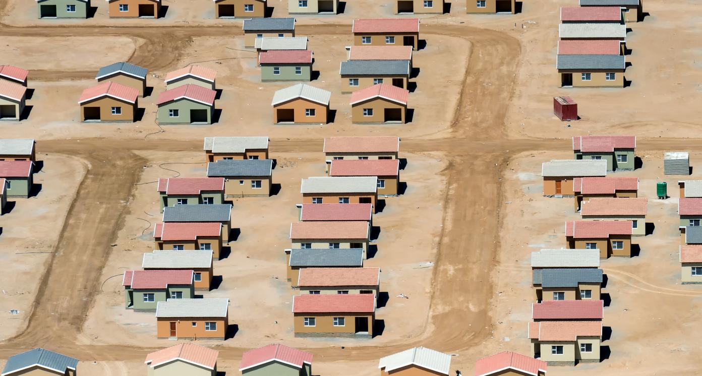 New housing development in Swakopmund, Namibia