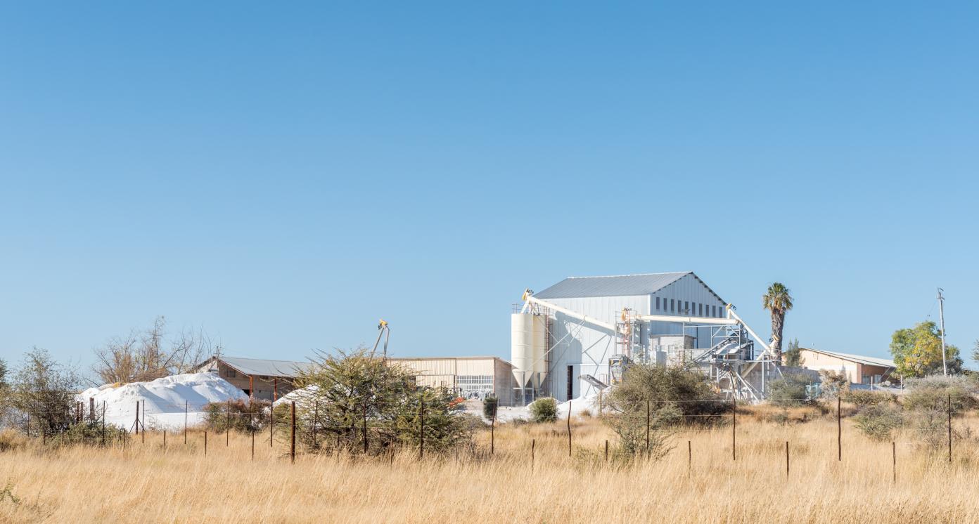 An industrial plant at Aris near Windhoek, the capital city of Namibia