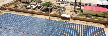 solar hybrid power plant in in somalia, africa