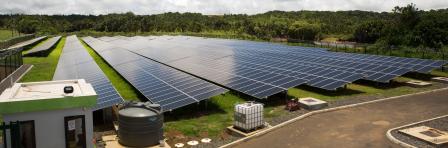 Solar PV farms in Mauritius