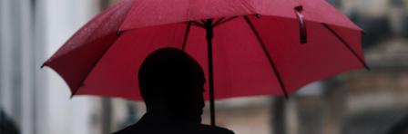 Woman with an umbrella