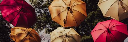 Umbrellas as a symbol of protection