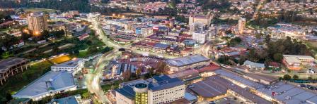 Mbabane downtown - capital city of Eswatini, Africa