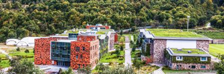 DILIJAN, ARMENIA - SEPTEMBER 29, 2018: UWC Dilijan College (International boarding school for teenagers), Dilijan, Armenia