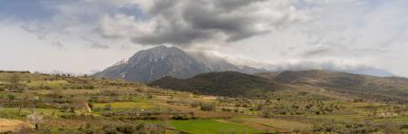 Albania, Farmer near Tomorri mountain, Roshnik