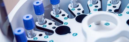 Individual medical samples in PCR machine