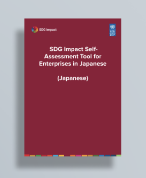 Download the SDG Impact Self-Assessment Tool for Enterprises in Japanese