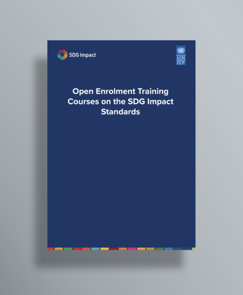 Find upcoming open enrolment training courses on the SDG Impact Standards