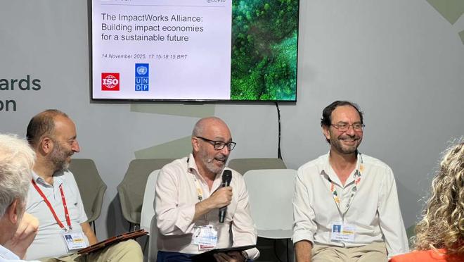 The United Nations Development Programme (UNDP) and the International Organization for Standardization (ISO) brought together representatives from governments, standards bodies, the private sector and development partners on 14 November 2025 during COP30 .