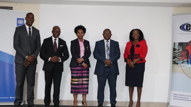 Dignitaries at the Eswatini SDG Investor Map launch