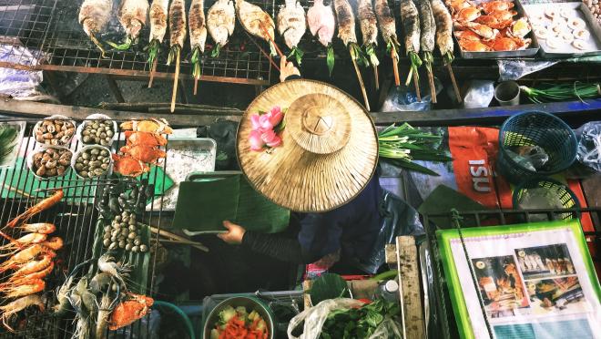 Market stall owner