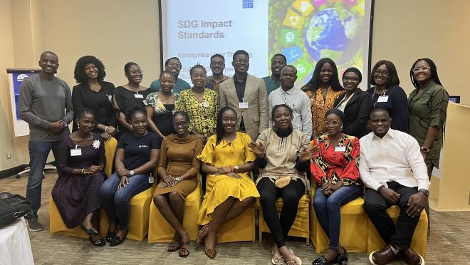 SDG Impact Standards User Training Group Photo