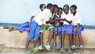 School children